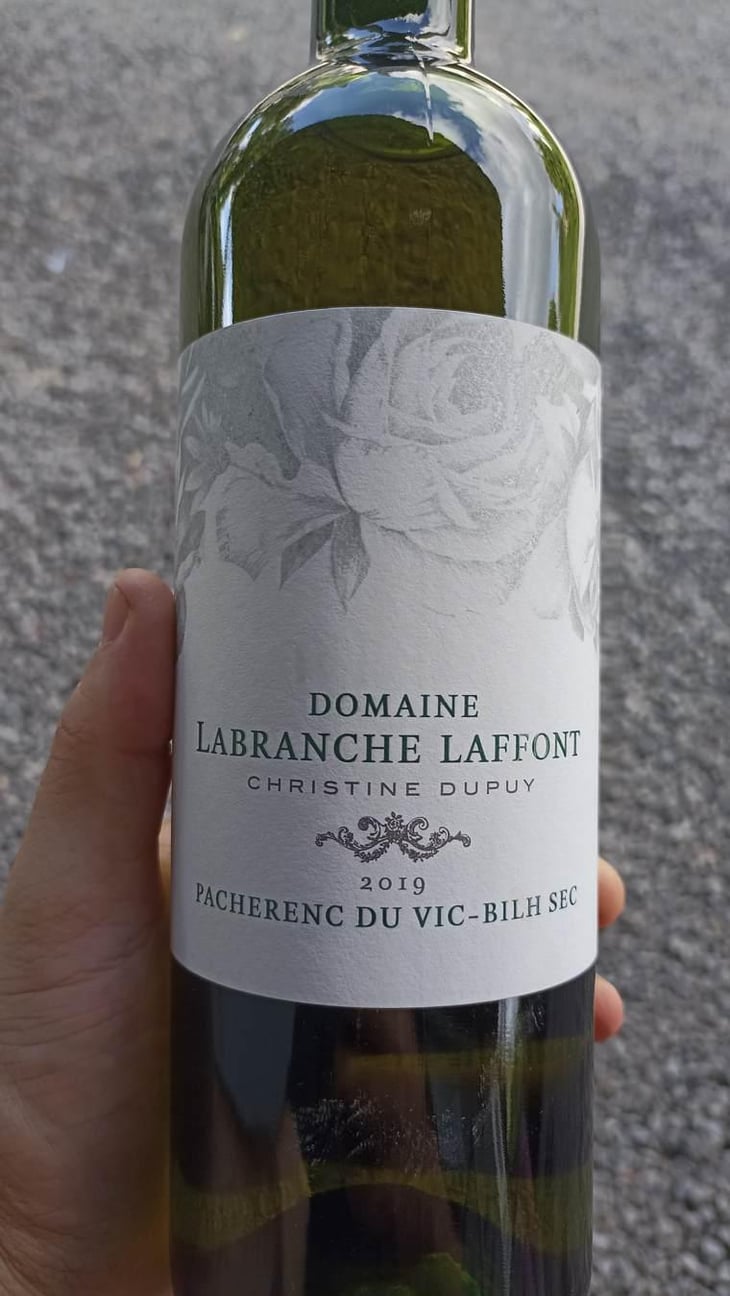 Pacherenc du vic - Bilh sec - Domaine Labranche Laffont - Christine Dupuy -2021