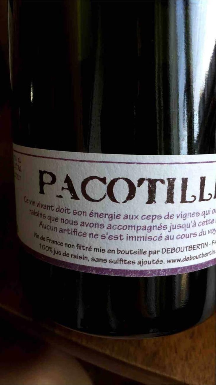 Pacotille - Domaine Deboutbertin - Stéphanie & Vincent Deboutbertin 