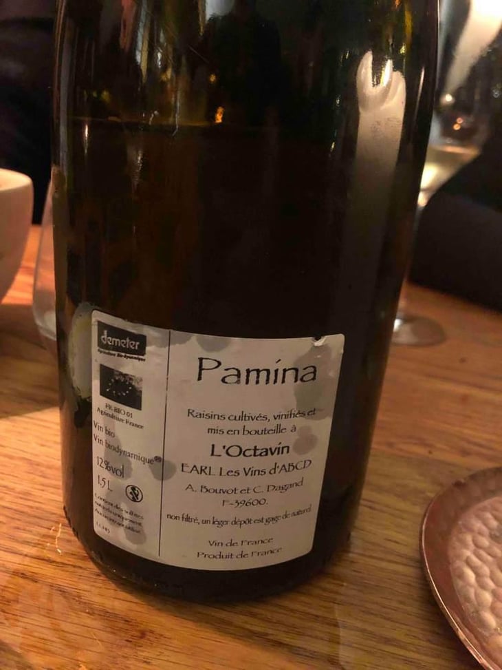 Pamína - Domaine de l'Octavin - Alice Bouvot 
