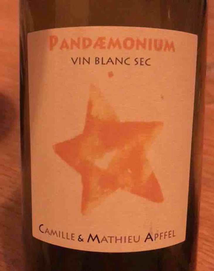 Pandæmonium Blanc (new label) - Domaine Mathieu Apffel - Camille & Mathieu Apffel -2019