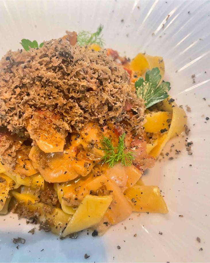 Pappardelle, Porcini, Guanciale E Tartufo Nero - Trattoria da Massimo - 795044