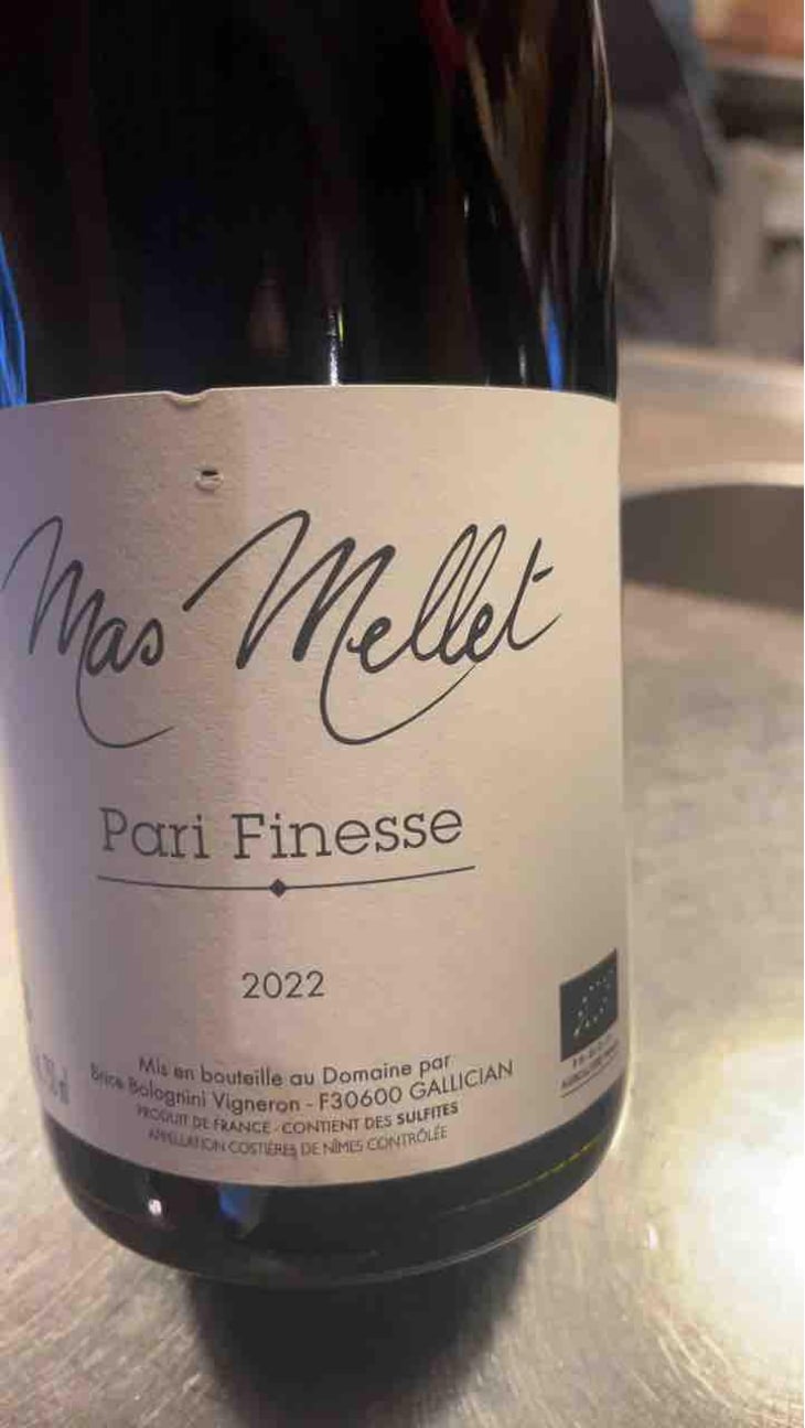 Pari Finesse - Mas Mellet - Emilie & Brice Bolognini 