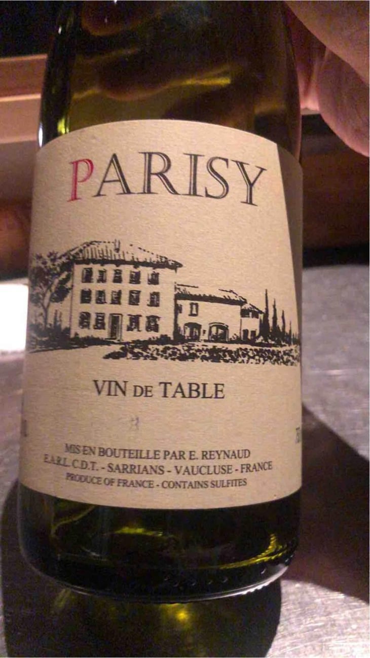 Parisy - VDT - Rosé - Château Rayas - Château des Tours - Château de Fonsalette - Emmanuel Reynaud 