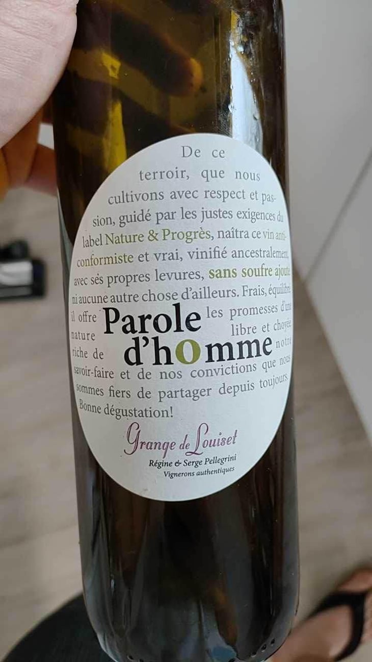 Parole d'Homme - Grange de Louiset - Régine & Serge Pellegrini 