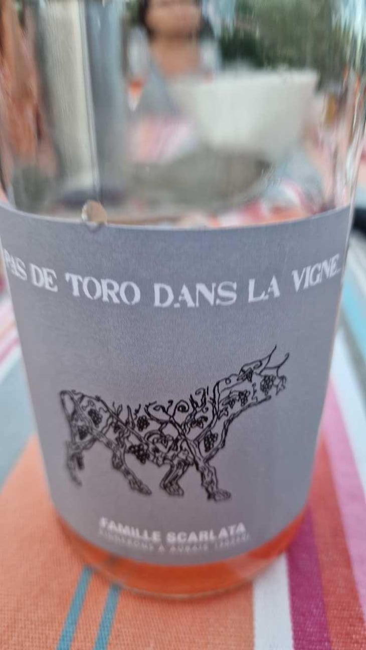 Pas de Toro dans la Vigne - Vin de Famille Scarlata - Famille Scarlata -2022