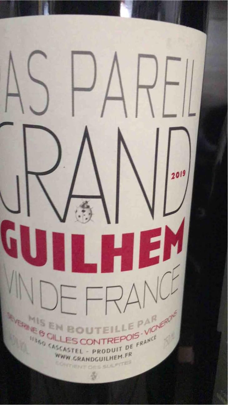Pas Pareil - Domaine Grand Guilhem - Séverine et Gilles Contrepois 