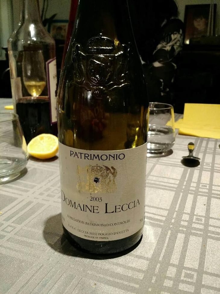 Patrimonio Blanc - Domaine Leccia - Annette & Lisandru Leccia 