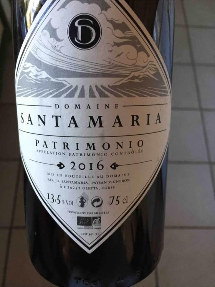 Patrimonio Rouge - Domaine Santamaria - Jean-Louis & Thomas Santamaria 
