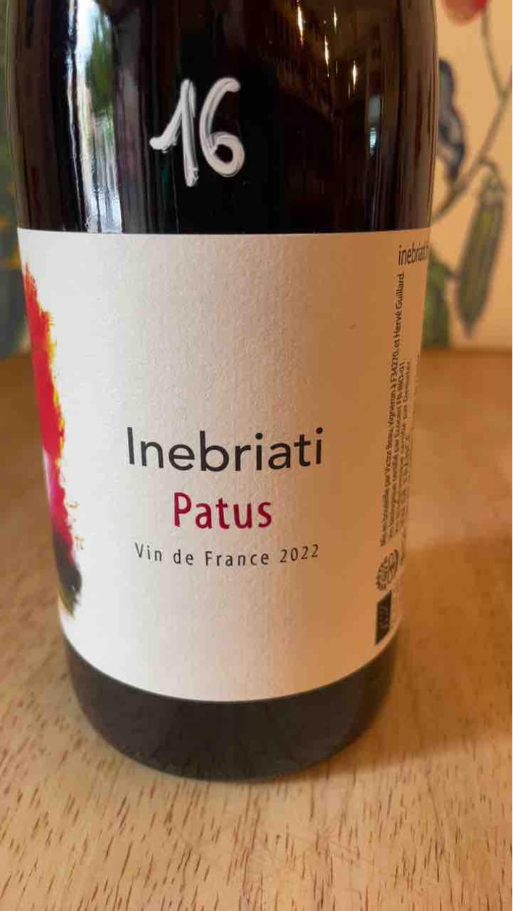 Patus - Domaine Inebriati - Victor Beau 