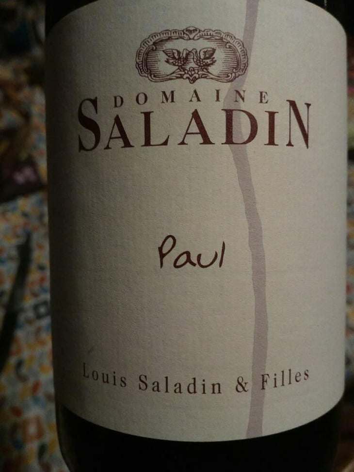Paul - Domaine Saladin - Elisabeth & Marie-Laurence Saladin 