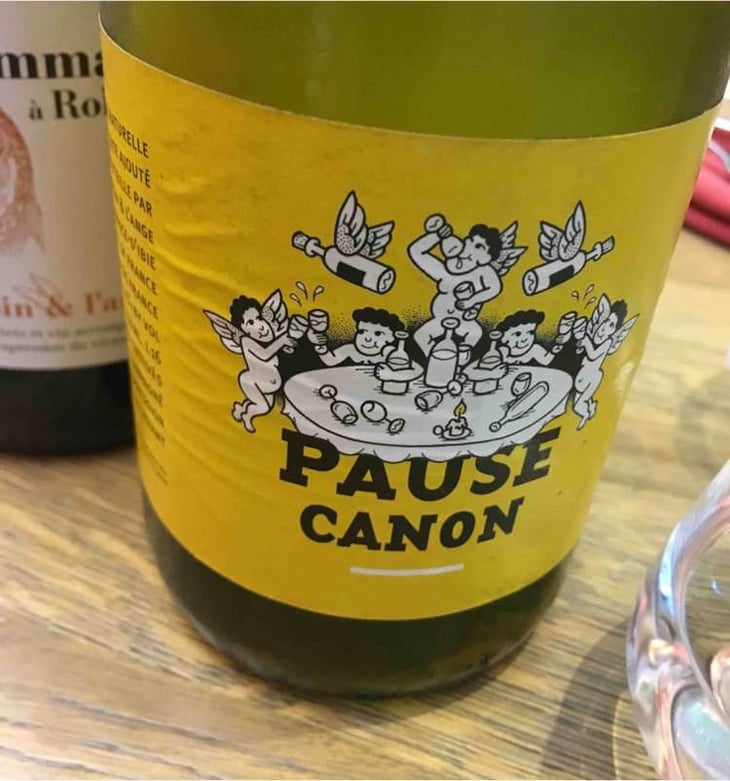 Pause Canon blanc - Le Raisin et l'Ange - Gilles & Antonin Azzoni 
