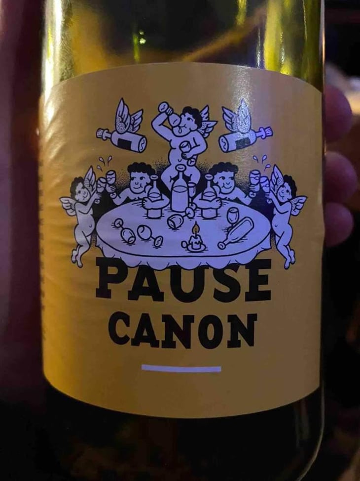 Pause Canon blanc - Le Raisin et l'Ange - Gilles & Antonin Azzoni 