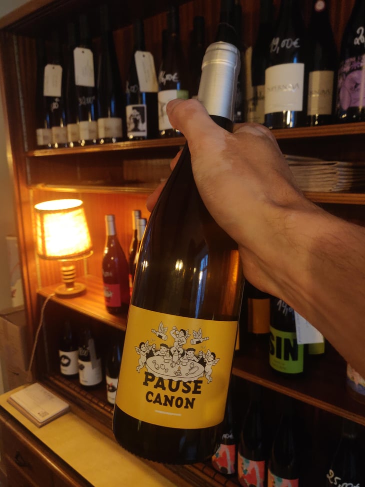 Pause Canon blanc - Le Raisin et l'Ange - Gilles & Antonin Azzoni 