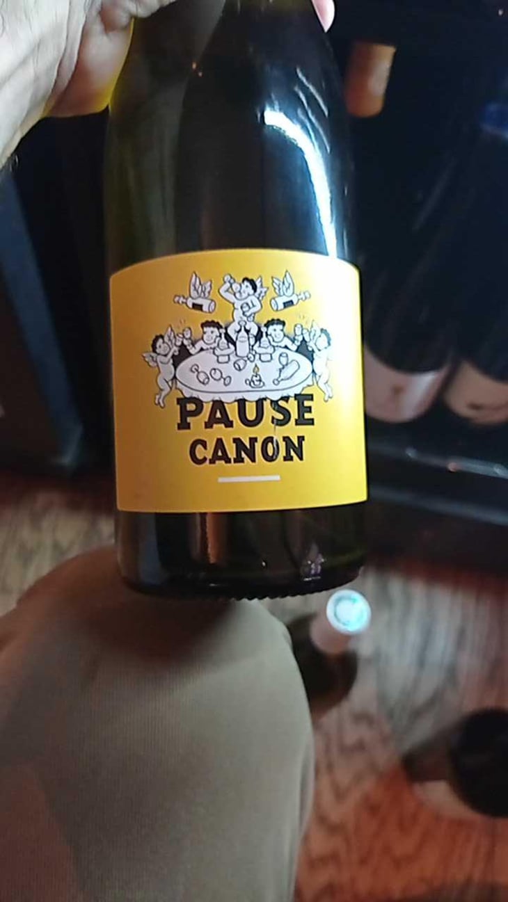 Pause Canon blanc - Le Raisin et l'Ange - Gilles & Antonin Azzoni 