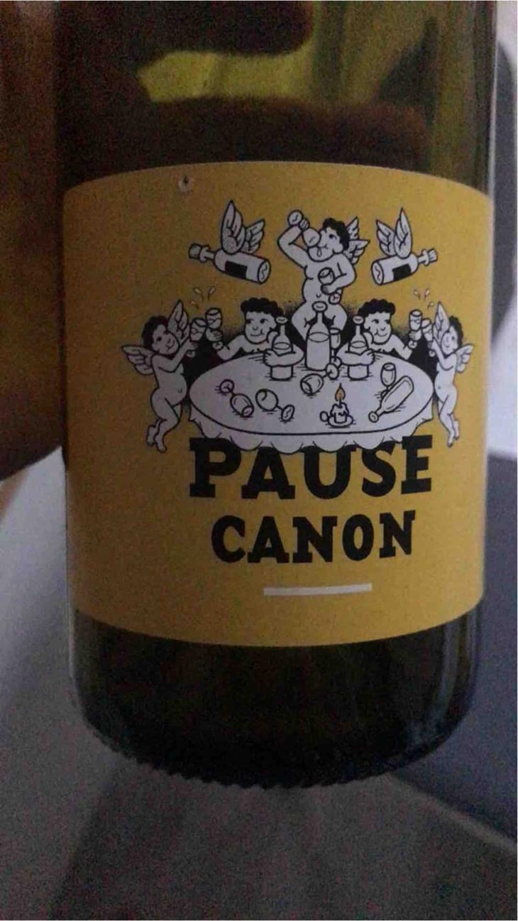 Pause Canon blanc - Le Raisin et l'Ange - Gilles & Antonin Azzoni 