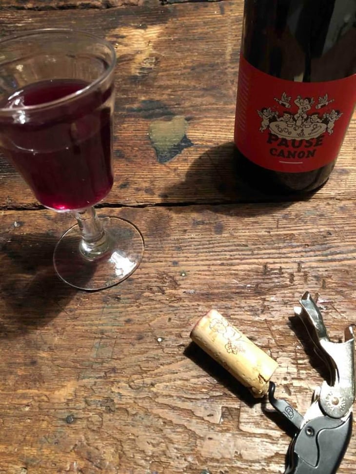Pause Canon (rouge) - Le Raisin et l'Ange - Gilles & Antonin Azzoni 
