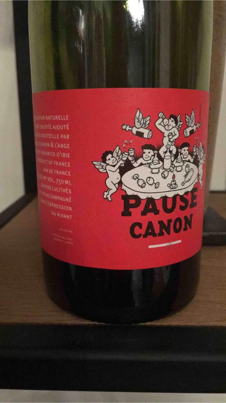 Pause Canon (rouge) - Le Raisin et l'Ange - Gilles & Antonin Azzoni 