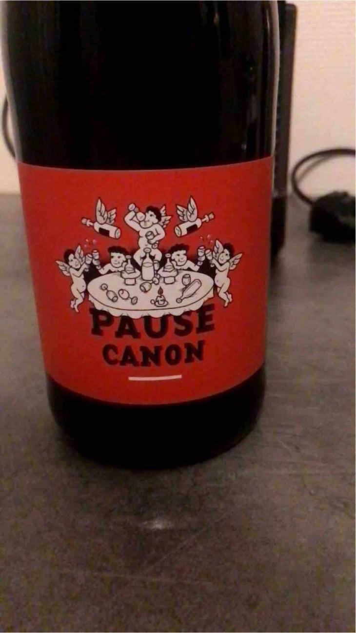 Pause Canon (rouge) - Le Raisin et l'Ange - Gilles & Antonin Azzoni 