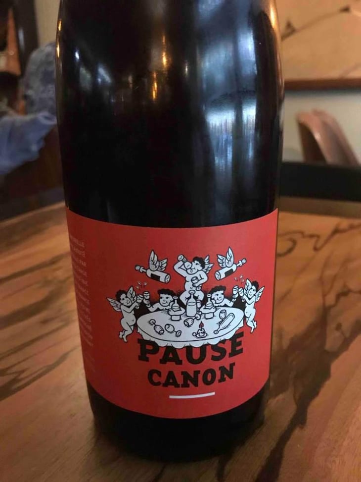 Pause Canon (rouge) - Le Raisin et l'Ange - Gilles & Antonin Azzoni 