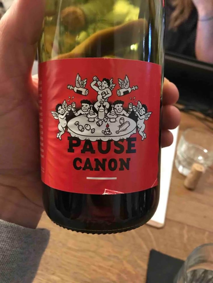 Pause Canon (rouge) - Le Raisin et l'Ange - Gilles & Antonin Azzoni 