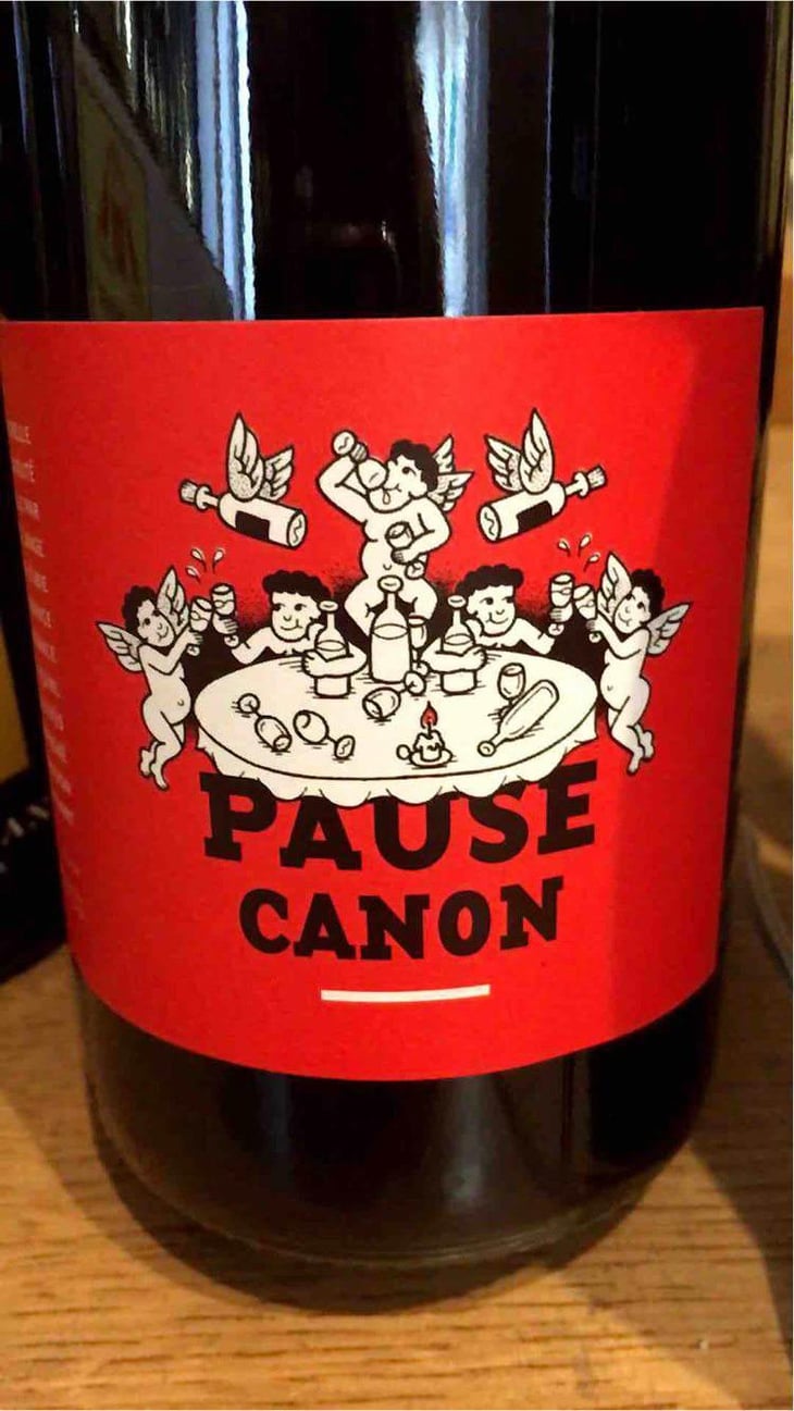 Pause Canon (rouge) - Le Raisin et l'Ange - Gilles & Antonin Azzoni 