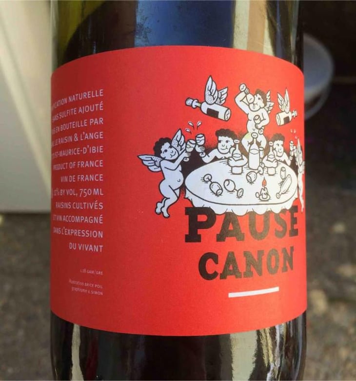 Pause Canon (rouge) - Le Raisin et l'Ange - Gilles & Antonin Azzoni 