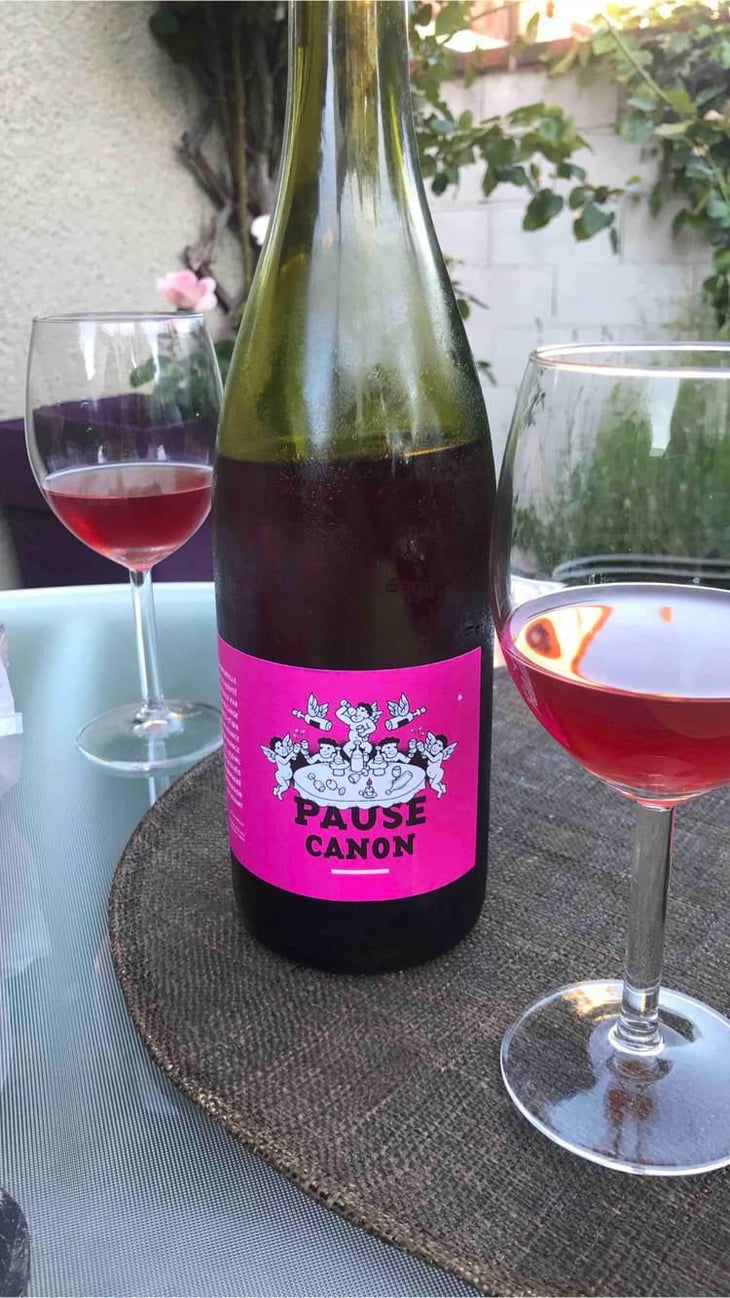 Pause Canon (rouge) - Le Raisin et l'Ange - Gilles & Antonin Azzoni 
