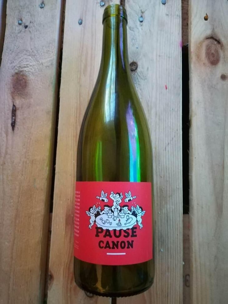 Pause Canon (rouge) - Le Raisin et l'Ange - Gilles & Antonin Azzoni 