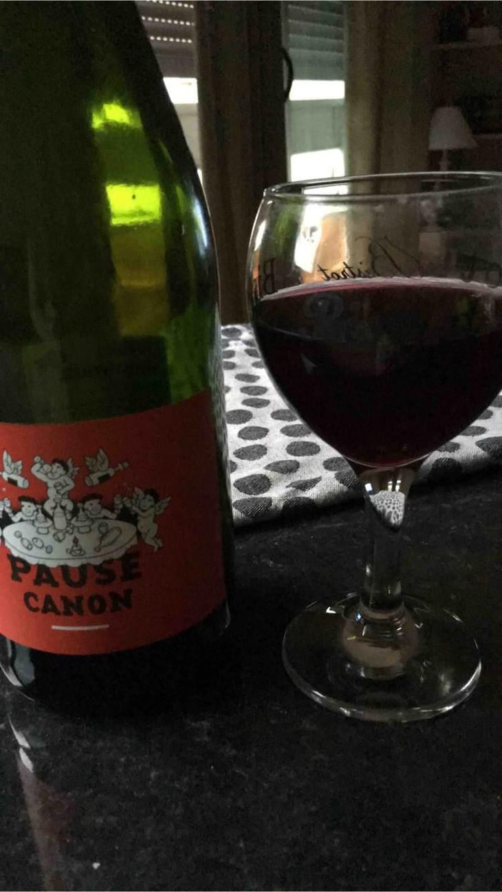 Pause Canon (rouge) - Le Raisin et l'Ange - Gilles & Antonin Azzoni 