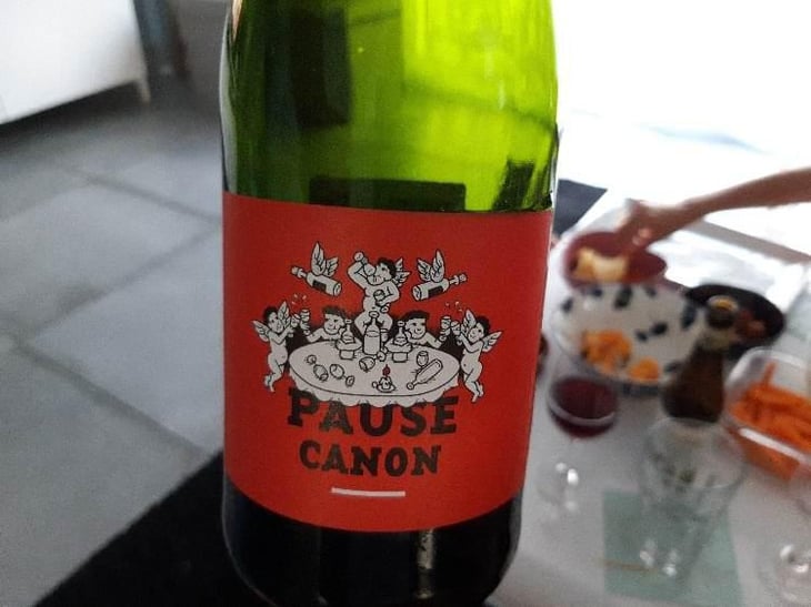 Pause Canon (rouge) - Le Raisin et l'Ange - Gilles & Antonin Azzoni 