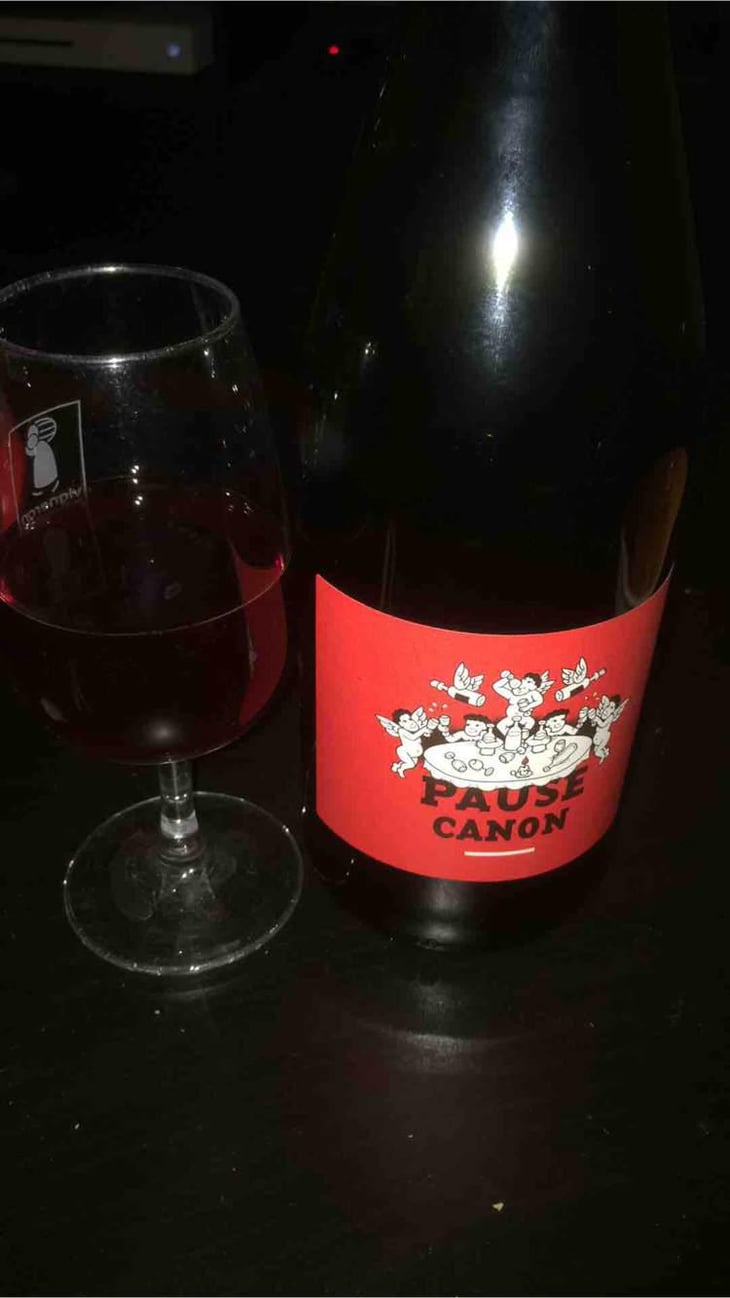 Pause Canon (rouge) - Le Raisin et l'Ange - Gilles & Antonin Azzoni 