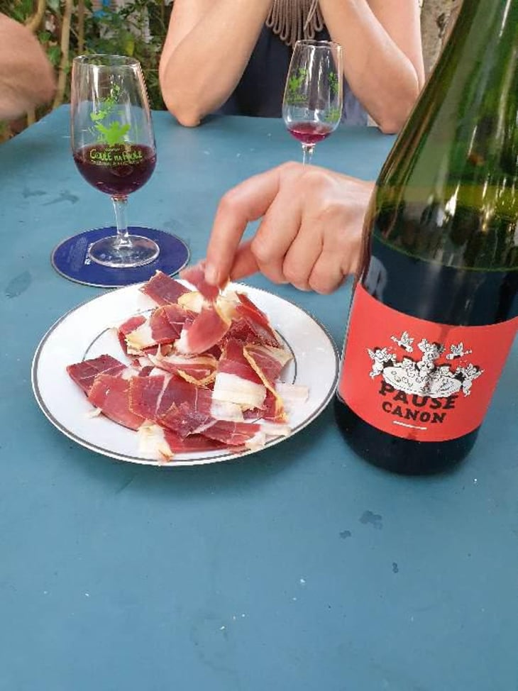Pause Canon (rouge) - Le Raisin et l'Ange - Gilles & Antonin Azzoni 