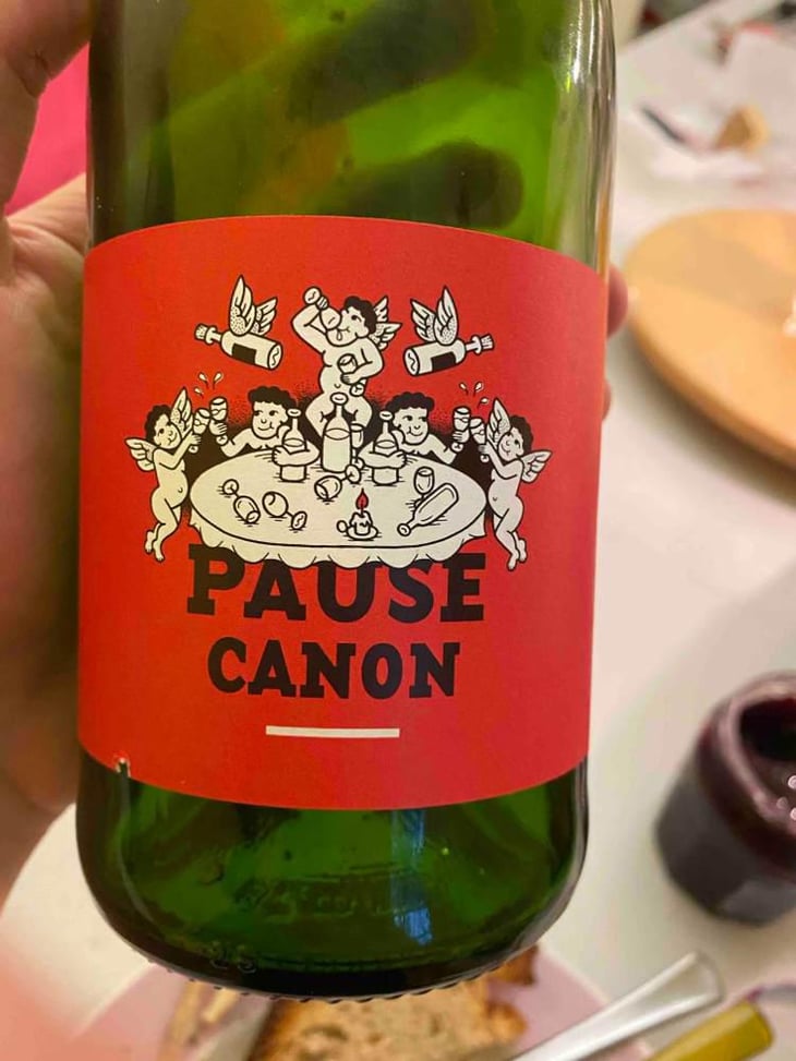 Pause Canon (rouge) - Le Raisin et l'Ange - Gilles & Antonin Azzoni 