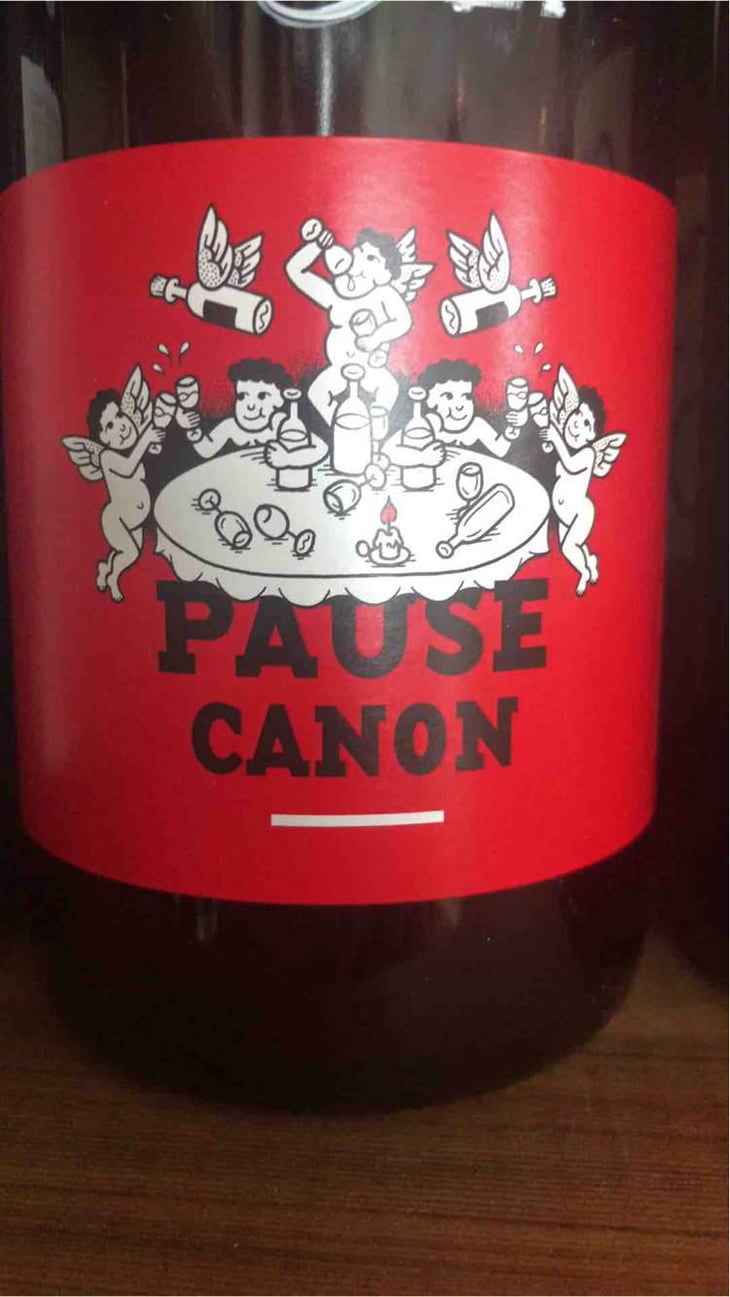 Pause Canon (rouge) - Le Raisin et l'Ange - Gilles & Antonin Azzoni 