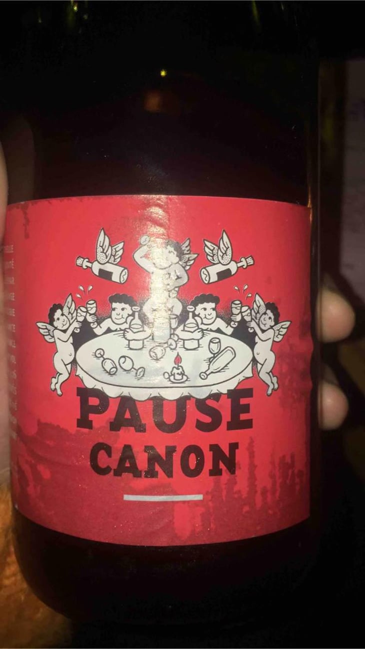 Pause Canon (rouge) - Le Raisin et l'Ange - Gilles & Antonin Azzoni 