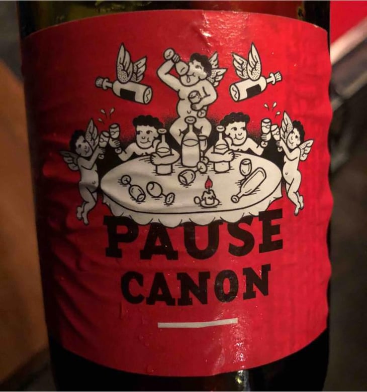 Pause Canon (rouge) - Le Raisin et l'Ange - Gilles & Antonin Azzoni 