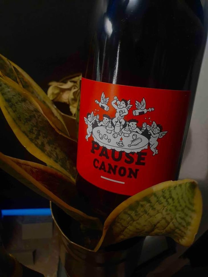 Pause Canon (rouge) - Le Raisin et l'Ange - Gilles & Antonin Azzoni 
