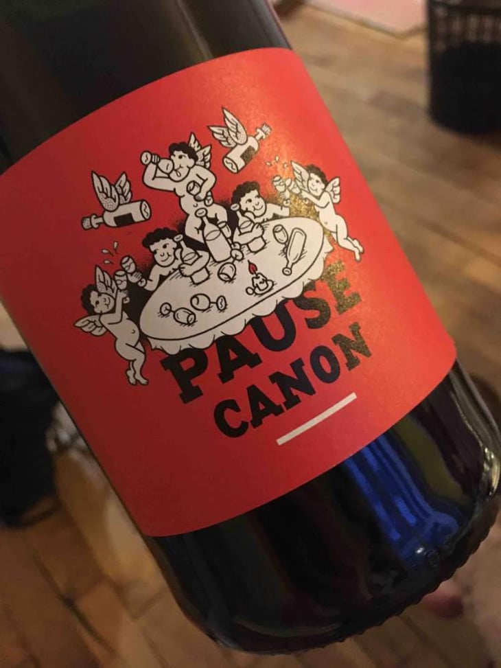 Pause Canon (rouge) - Le Raisin et l'Ange - Gilles & Antonin Azzoni 