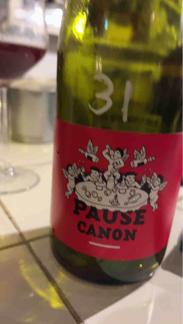 Pause Canon (rouge) - Le Raisin et l'Ange - Gilles & Antonin Azzoni 