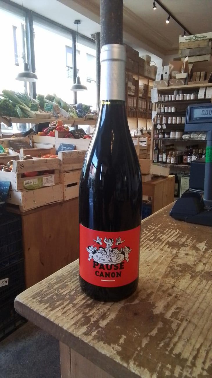 Pause Canon (rouge) - Le Raisin et l'Ange - Gilles & Antonin Azzoni 