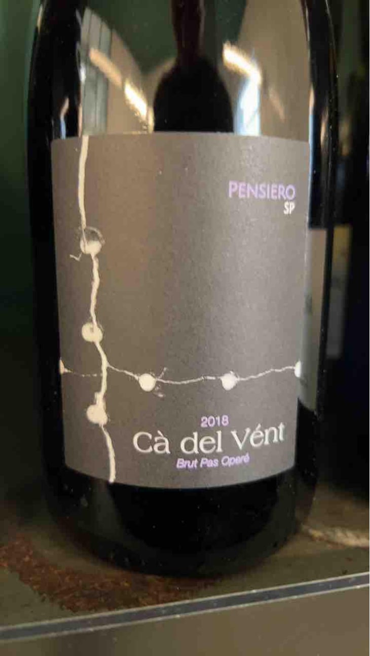 Pensiero SP (Brut Pas Operé) - Cà del Vént - Antonio Tornincasa & Flavio Faliva -2014