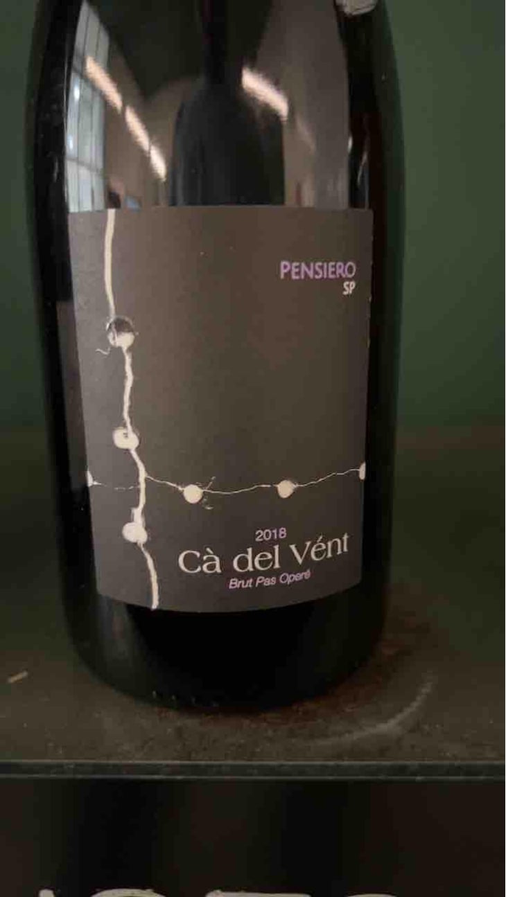 Pensiero SP (Brut Pas Operé) - Cà del Vént - Antonio Tornincasa & Flavio Faliva -2014