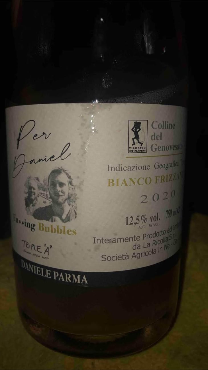 Per Daniel Fu**ing bubbles - Azienda Agricola La Ricolla - Daniele Parma -2020