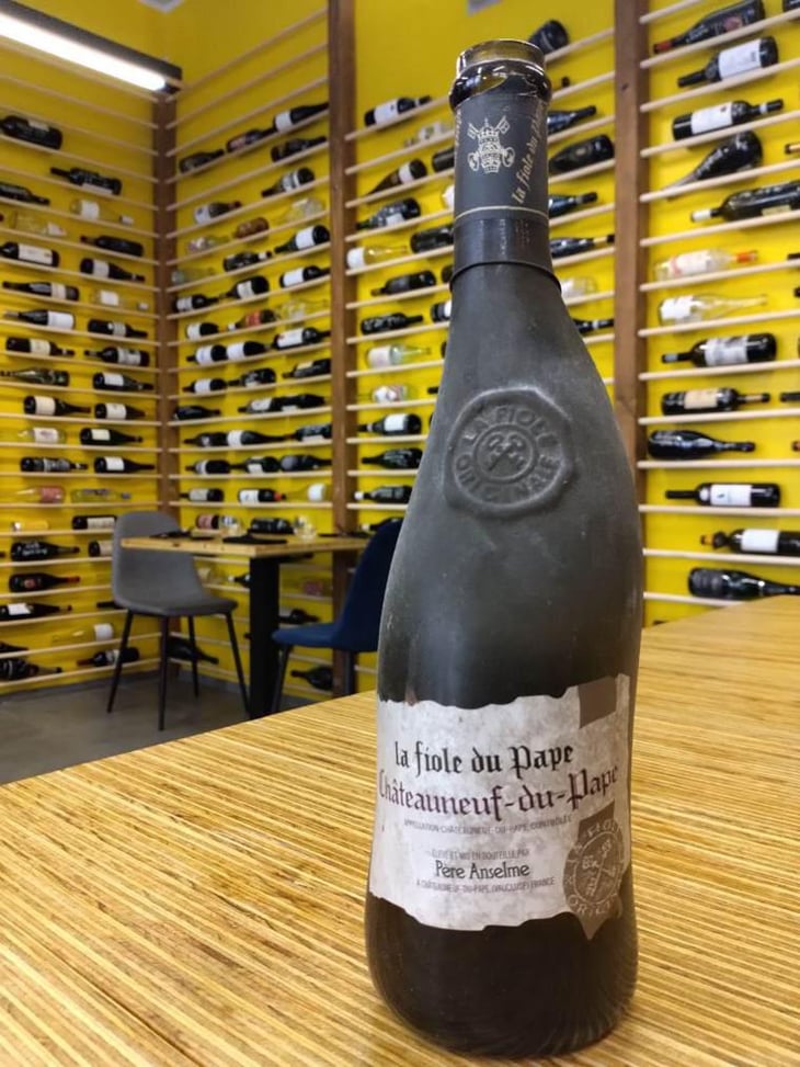 Père Anselme Châteauneuf-du-Pape - Côte Du Rhône - La Fiole du Pape -2013