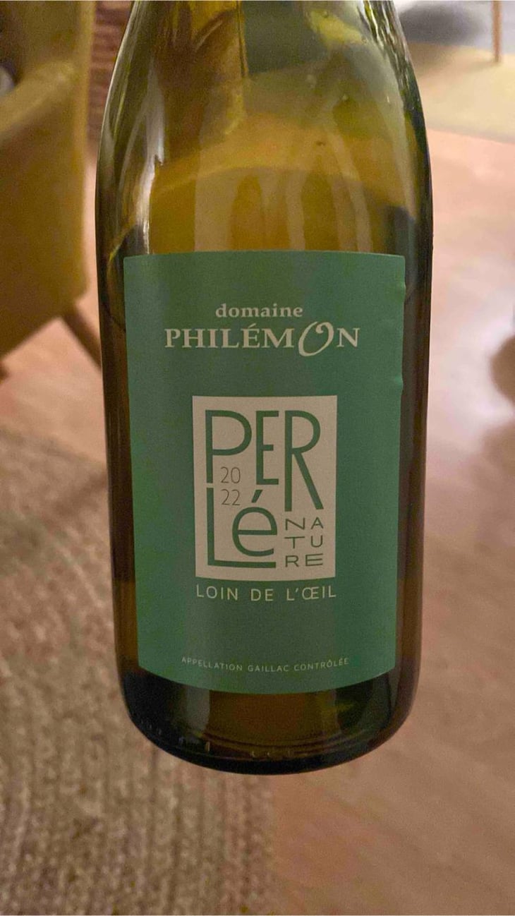 Perlé Nature - Domaine Philémon - Mathieu Vieules 