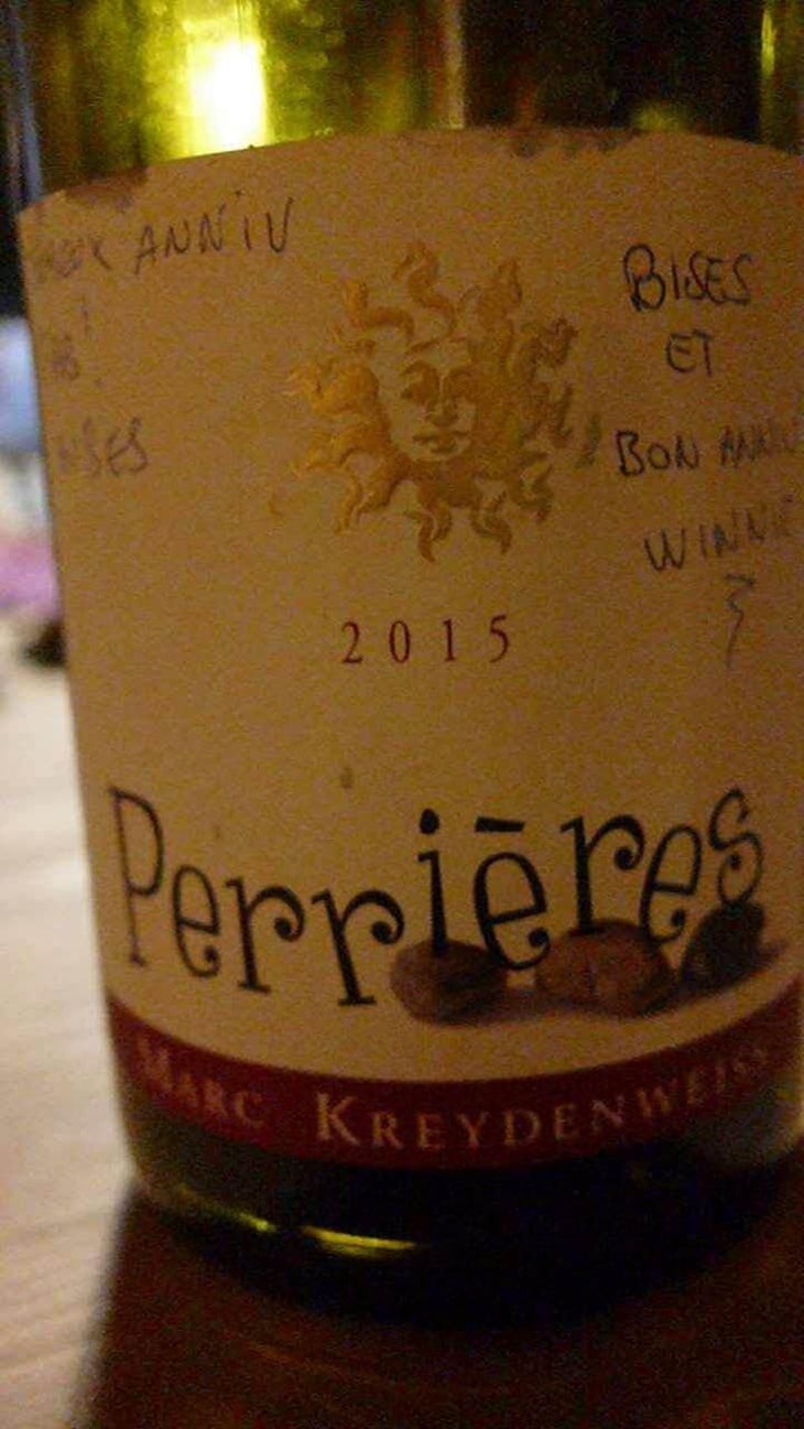 Perrières - Marc Kreydenweiss (Manduel) - Jean Kreydenweiss 
