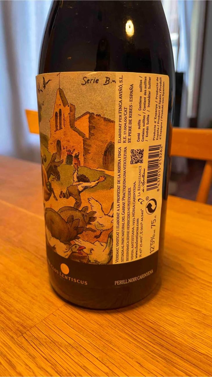 Perrill Noir Carinyena - Clos Lentiscus - Manel Aviñó 