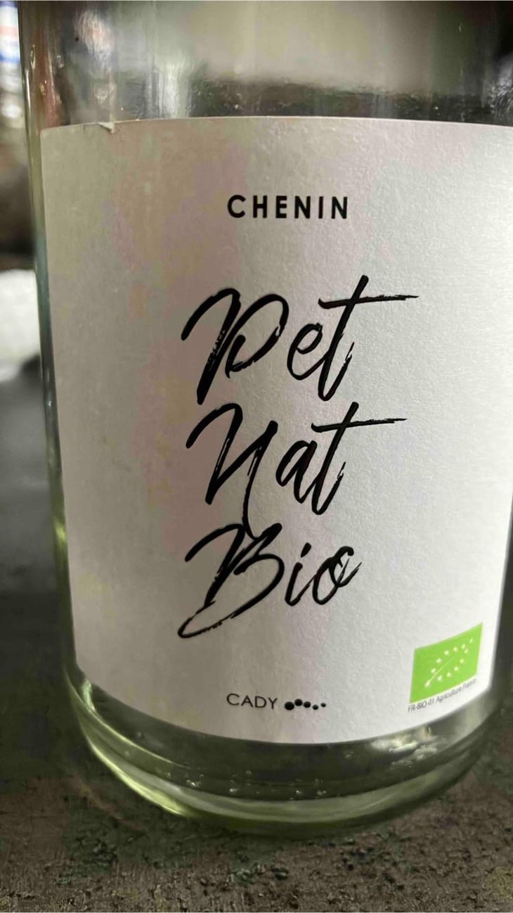 Pet Nat Bio - Domaine Cady St Aubin Du Luigne 49190 - Akexandre Cady -2022