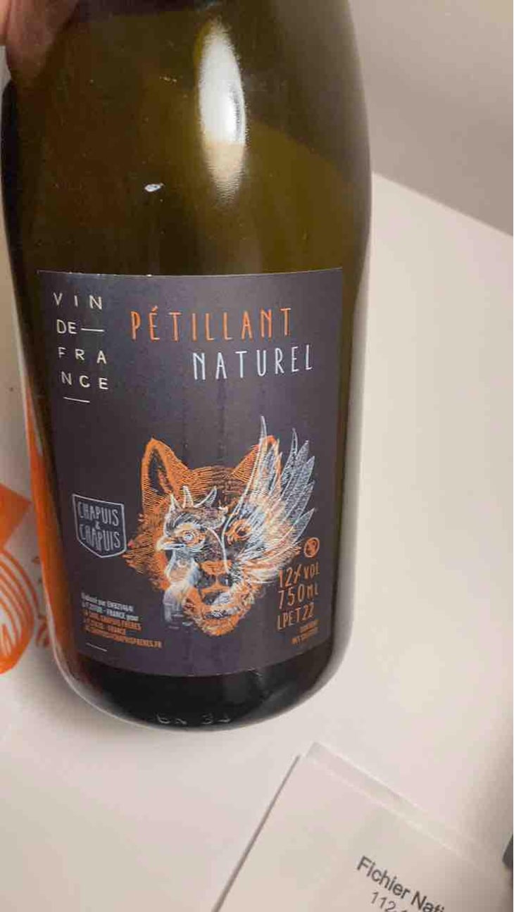 Pétillant Naturel Blanc - Chapuis & Chapuis - Romain & Jean-Guillaume Chapuis -2022