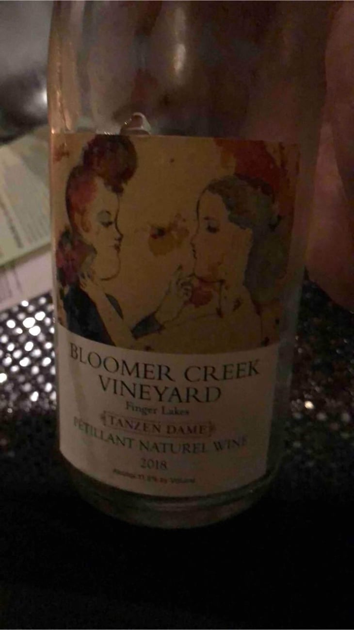 Petillant Naturel - Riesling - Bloomer Creek Vineyard - Kim Engle & Debra Bermingham 